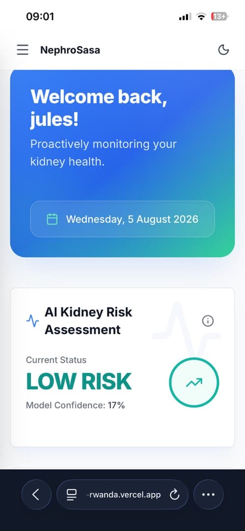 Mobile Patient Risk Dashboard