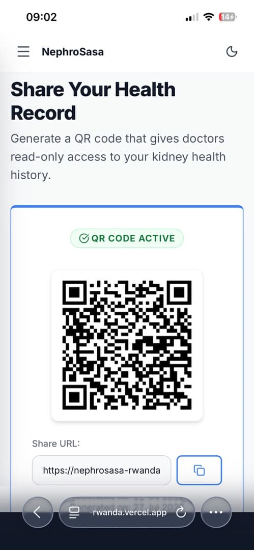 Mobile QR Code Sharing